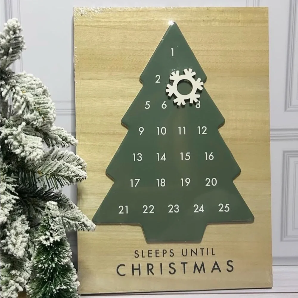 Sleeps Until Christmas Wall Hanging Advent Calendar from Target NEW